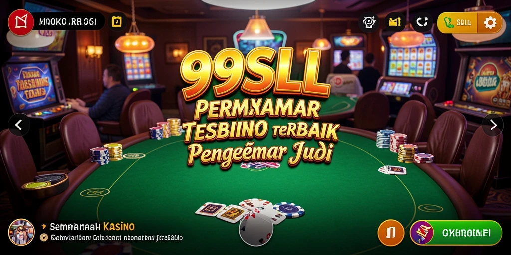 Tampilan gameplay seru dari 99SLL dengan berbagai opsi permainan Kasino.