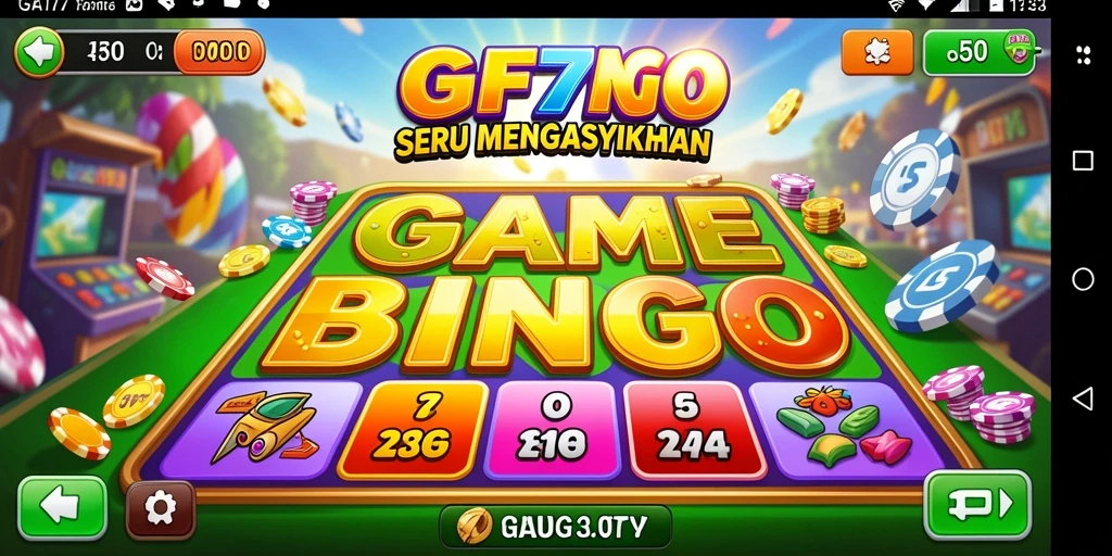 Tampilan gameplay Bingo yang seru dan interaktif di GF777.