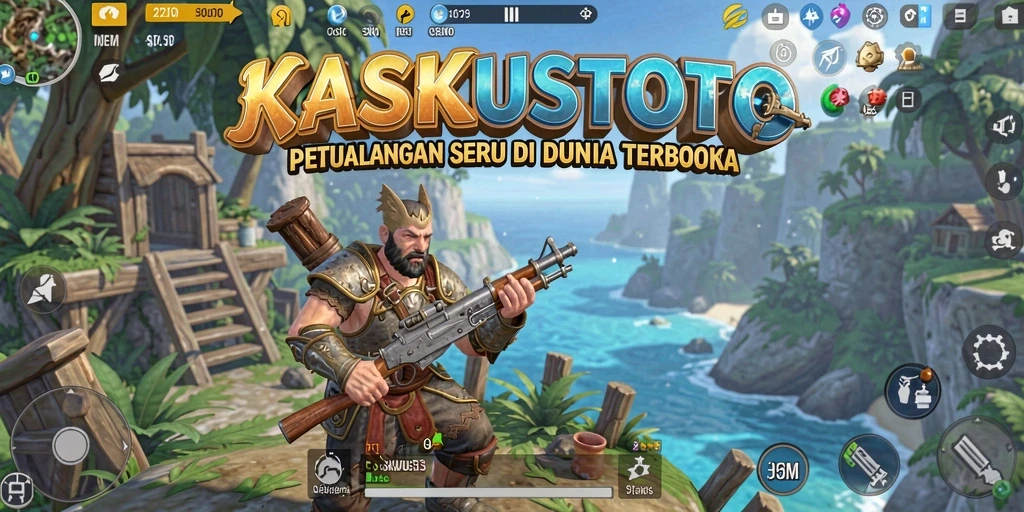 Tampilan gameplay KASKUSTOTO yang menarik di dunia terbuka.