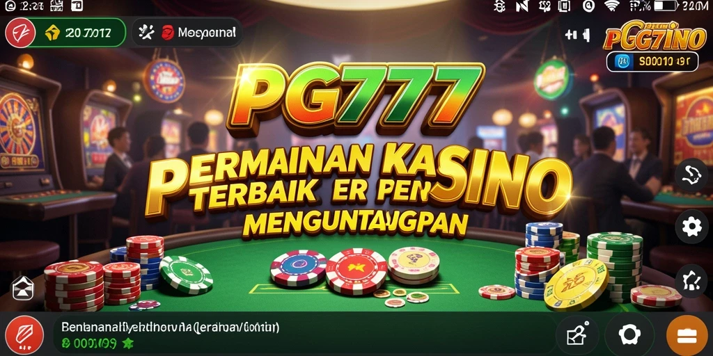 Screenshot utama PG777 menampilkan gameplay yang menarik dan mendebarkan.