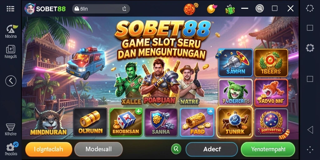 Screenshot game slot yang menampilkan grafis memukau.