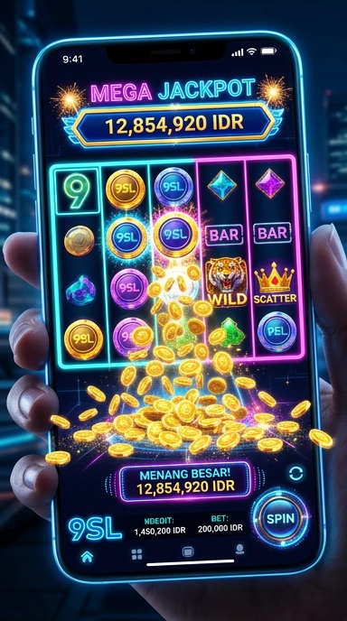 Screenshot proses unduh aplikasi di 9sl yang cepat dan efisien.
